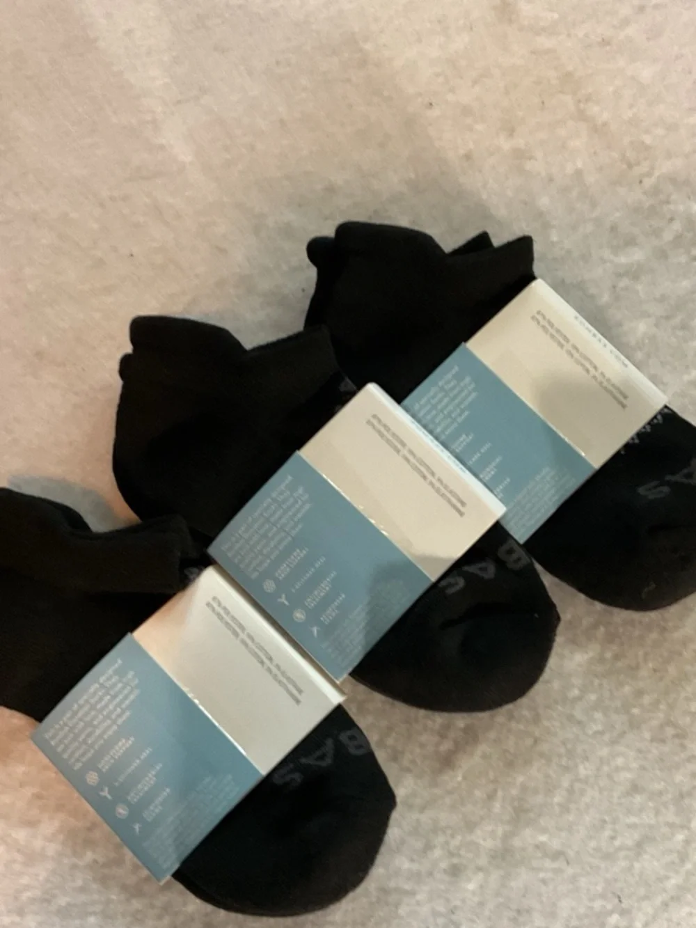 Bombas Women’s Low-Cut No-Show Socks in Black (3 Pairs)
